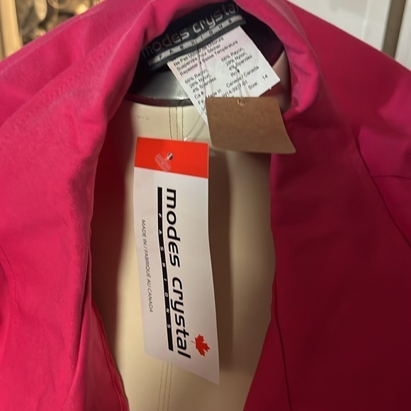 Size 14 women’s business blazer nwt hot pink by modes - Picture 8 of 8